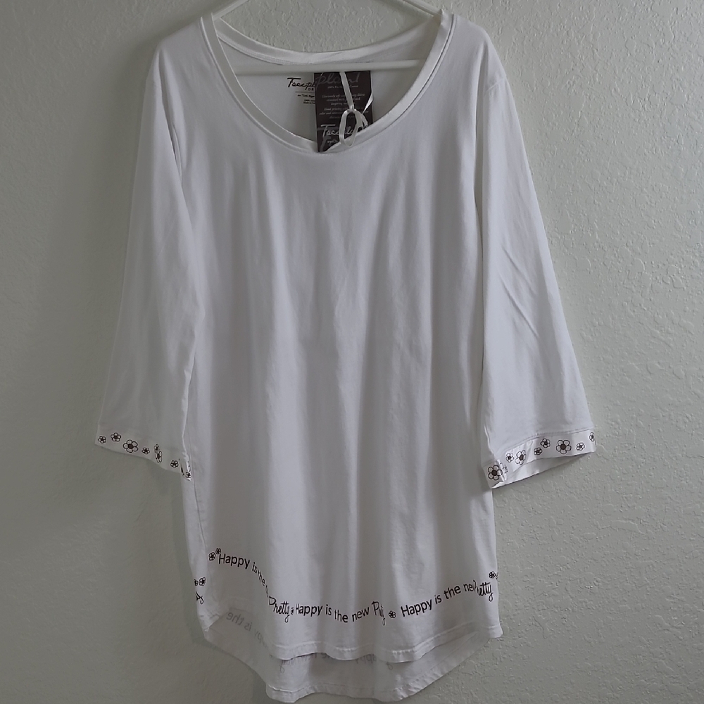 Face Plant Dreams Night Gown 100% Cotton Size L/XL